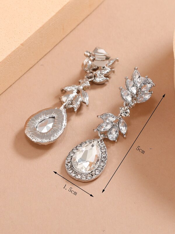 《静寂のしずく》ヴィンテージ・ティアクリスタルイヤリング